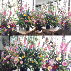 卒園式の会場装花 卒園式の会場装花