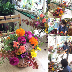 秋の小花アレンジ 秋の小花アレンジ