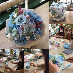 プリザーブドフラワーで作るお供えアレンジ プリザーブドフラワーで作るお供えアレンジ