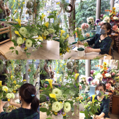 7月の生花アレンジレッスン 7月の生花アレンジレッスン