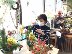お正月アレンジレッスン