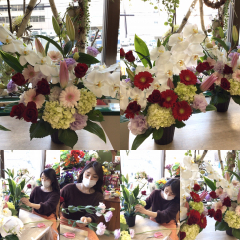 リクエストレッスンお誕生日お祝いアレンジ リクエストレッスンお誕生日お祝いアレンジ