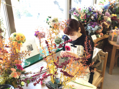 秋の紅葉アレンジレッスン 秋の紅葉アレンジレッスン