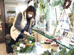 クリスマススワッグレッスン クリスマススワッグレッスン
