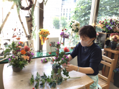 9月の生花アレンジレッスン 9月の生花アレンジレッスン