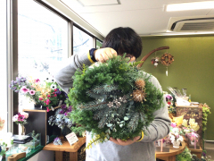 クリスマスリースレッスン クリスマスリースレッスン