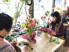 春の花のアレンジレッスン 春の花のアレンジレッスン