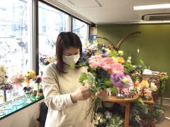 花束を作るレッスン 花束を作るレッスン