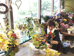 11月の生花アレンジレッスン