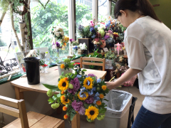 リクエストレッスン花束作り リクエストレッスン花束作り