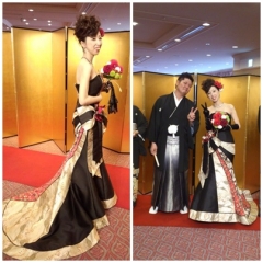 西川さん着物ドレス