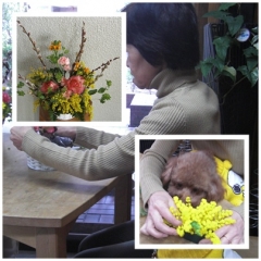春色いっぱいのアレンジ 海老沢0120321