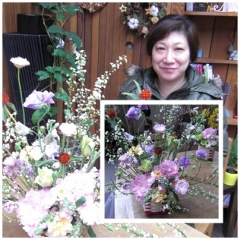 雪柳を使って… 真子さん20120314