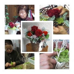 赤バラ使って、ちょっと豪華に… 武田さん20120211