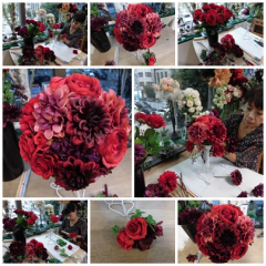 ママから花嫁さんへ手作りのウエディングブーケ