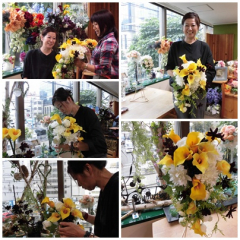 ママから花嫁さんへ手作りのウェディングブーケレッスン