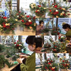 クリスマスアレンジレッスン クリスマスアレンジレッスン