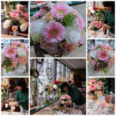 ママから花嫁さんへ手作りのウェディングブーケレッスン