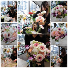 ママから花嫁さんへ手作りのウェディングブーケレッスン